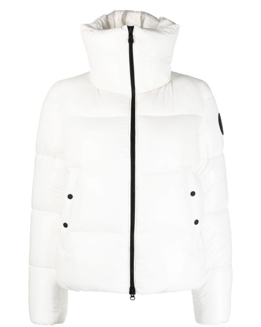 Save The Duck logo-patch puffer jacket