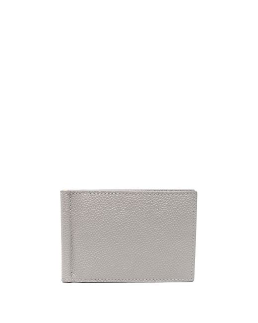 Thom Browne money clip leather wallet