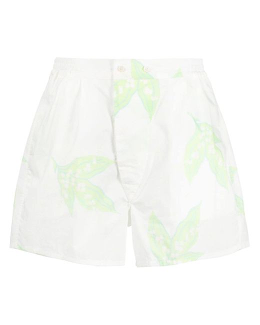 Bode Lily of the Valley chino shorts