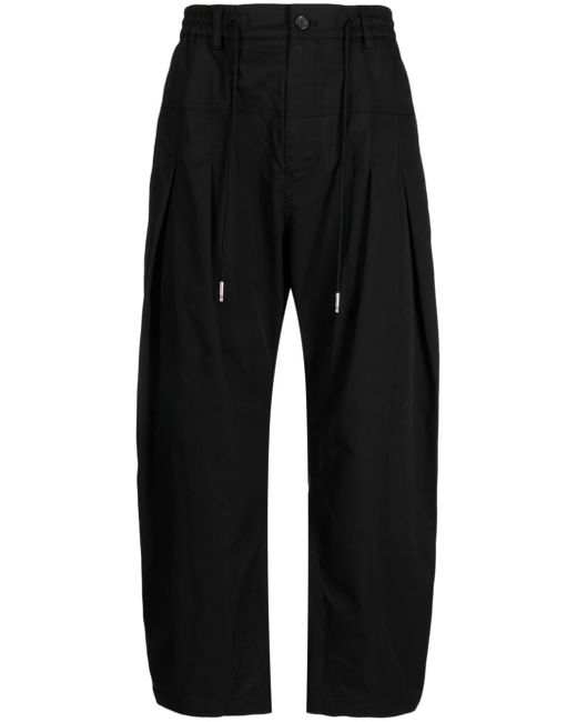 Songzio pleat-detailing drawstring trousers
