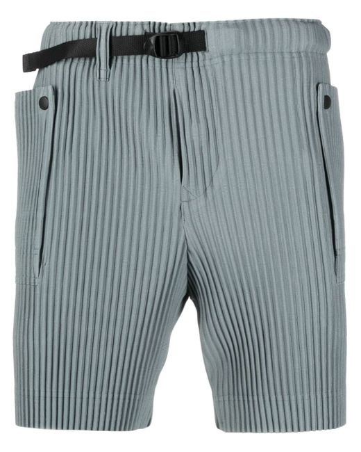 Homme Pliss Issey Miyake Flip elasticated pleated shorts