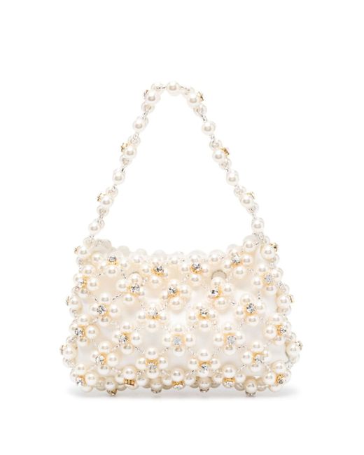Vanina Anemone crystal-embellished tote bag