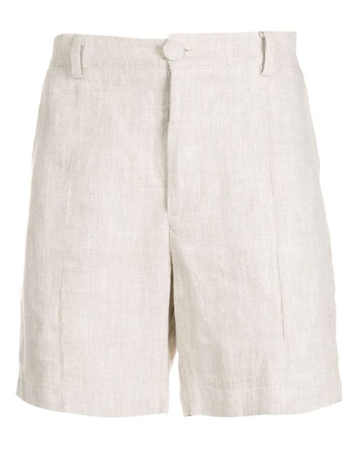Handred linen tailored shorts