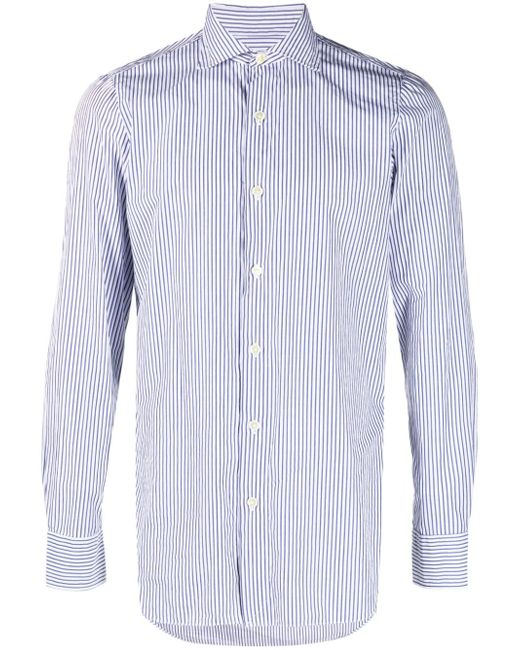 Finamore 1925 Napoli striped long-sleeve shirt