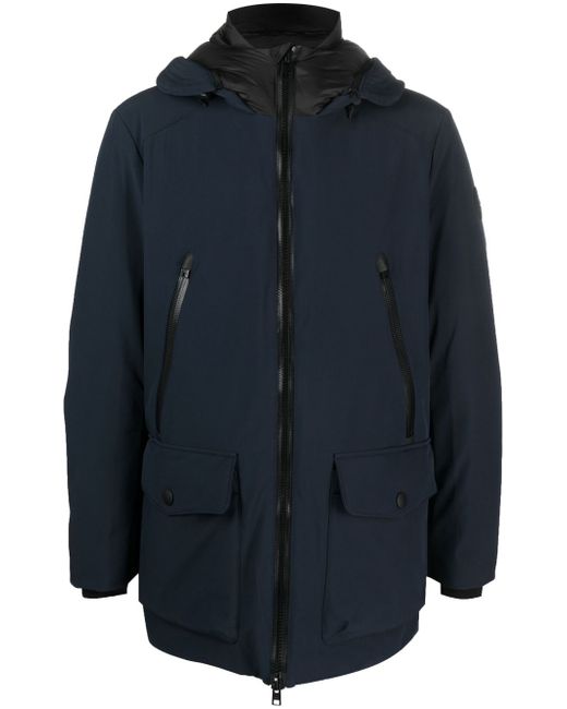 Woolrich hooded zip-fastening parka coat