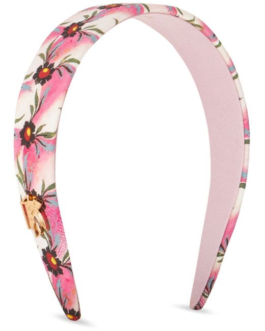 Etro floral-print silk headband