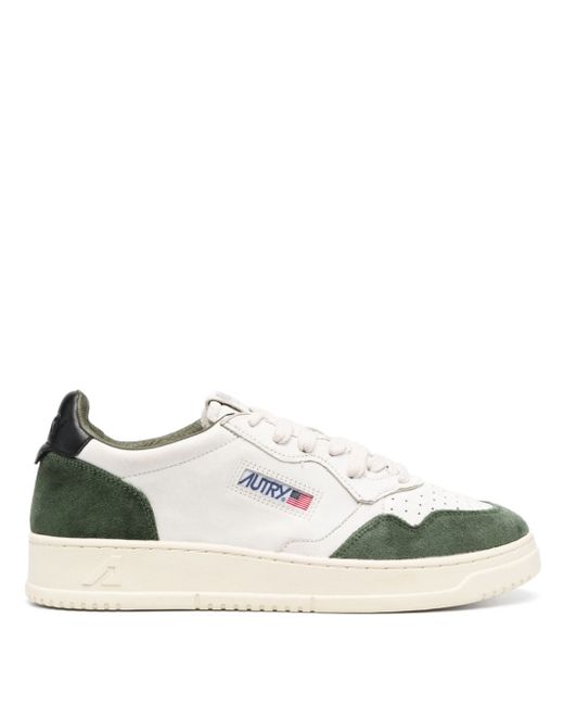 Autry Medalist panelled low-top sneakers