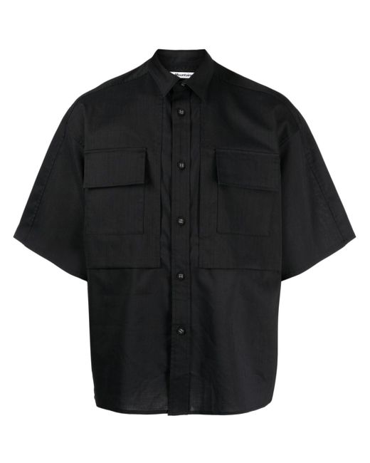 White Mountaineering chest-pockets button-up shirt