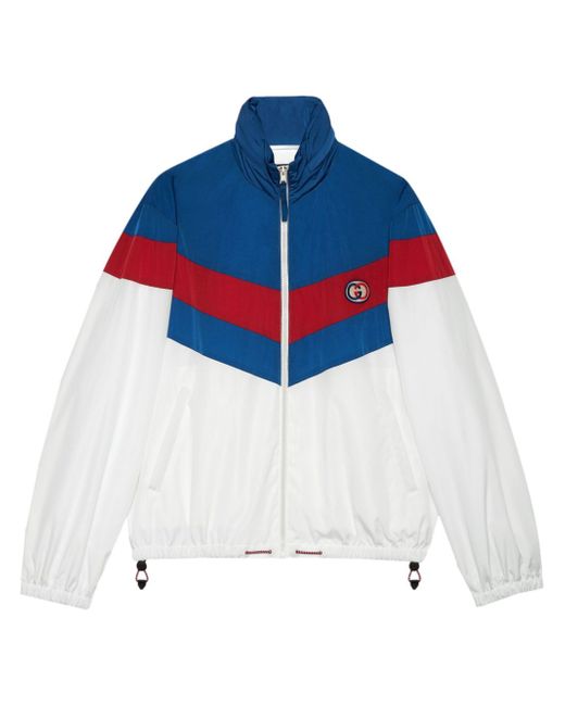 Gucci Incrocio-patch track jacket