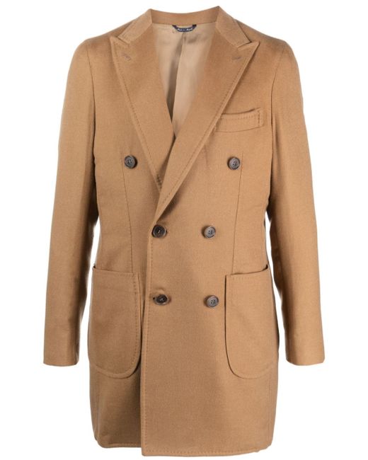 Gabo Napoli double-breasted cashmere coat