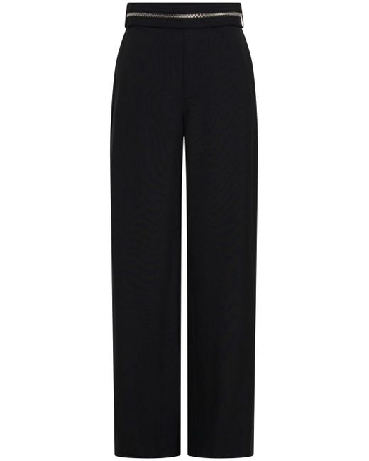 Dion Lee zipped wool straight-leg trousers