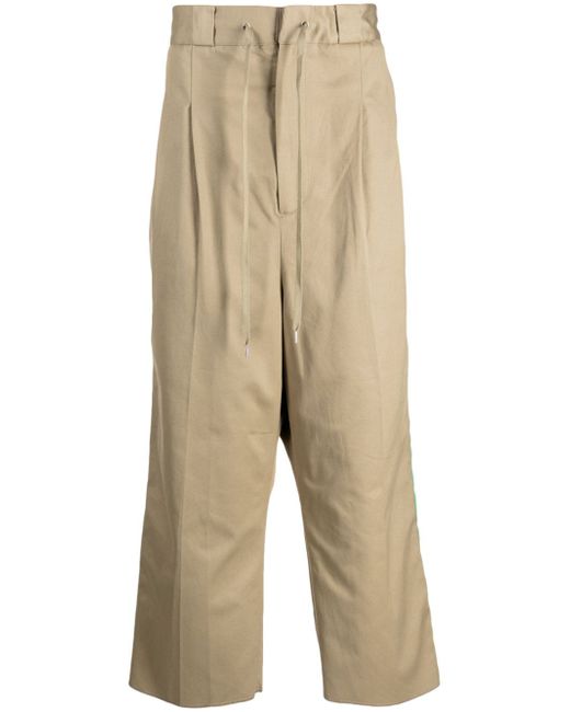 TAKAHIROMIYASHITA TheSoloist. drawstring-waist drop-crotch trousers