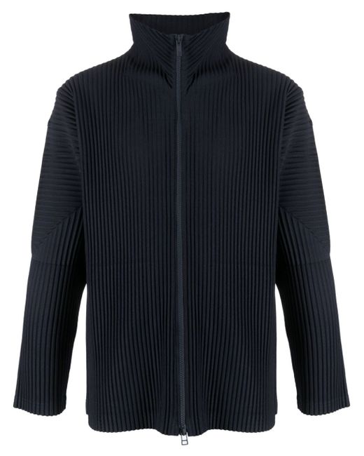 Homme Pliss Issey Miyake July pleated zip-up jacket