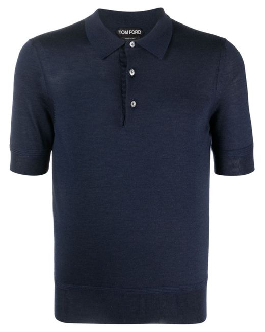 Tom Ford short-sleeve knitted polo shirt