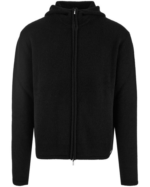 Ferragamo zip-fastening cashmere hoodie