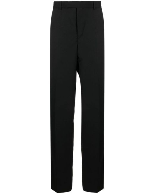 Versace Medusa-plaque tailored wool trousers