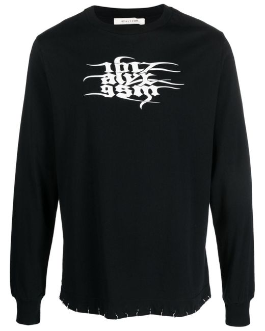 1017 Alyx 9Sm logo-print long-sleeve T-shirt