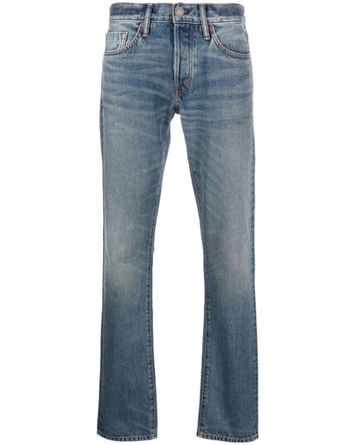 Tom Ford straight-leg stonewashed jeans