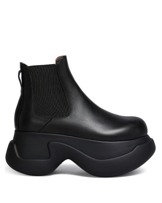 Marni 80mm leather ankle boots