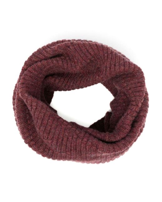 Barrie ribbed-knit snood
