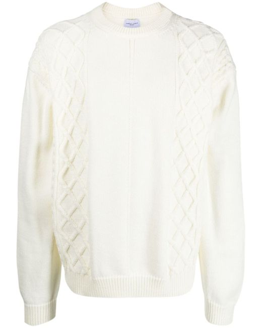 Family First chunky-knit crew-neck jumper