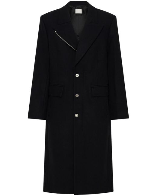 Dion Lee single-breasted knitted coat