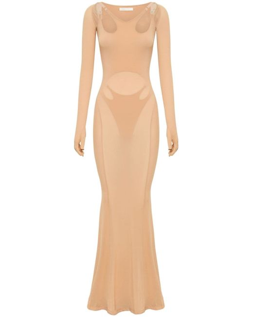 Dion Lee cut-out long-sleeve maxi dress
