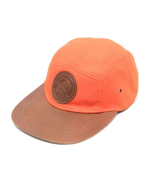 Polo Ralph Lauren logo-patch felted cap