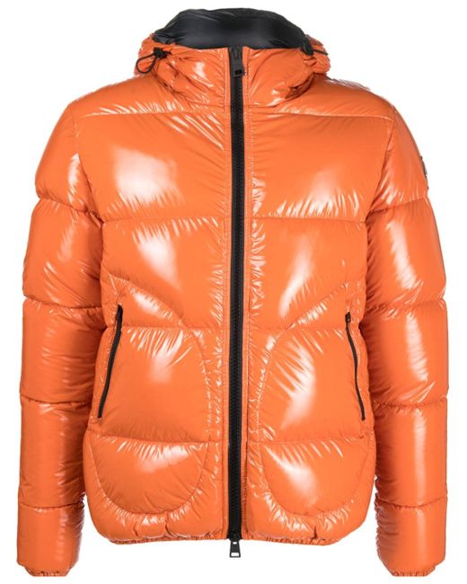 Herno logo-patch padded down jacket