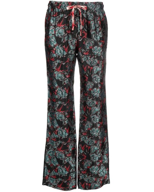 Zadig & Voltaire Pomy jacquard-pattern trousers