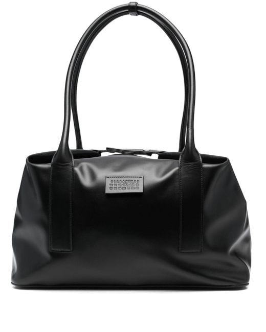 Mm6 Maison Margiela numbers-motif leather tote bag