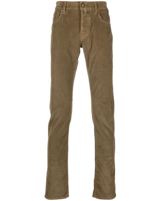 Jacob Cohёn low-rise slim-fit corduroy trousers