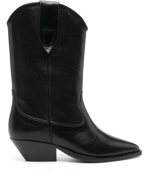 Isabel Marant leather block-heel boots