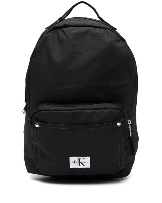 Calvin Klein Jeans Essentials Campus logo-patch backpack
