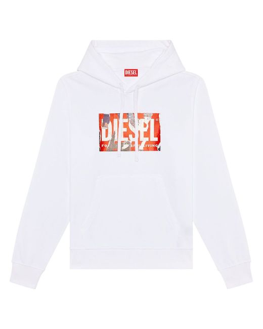 Diesel logo-print hoodie