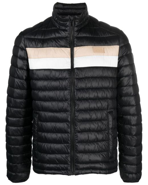 Karl Lagerfeld colour-block padded jacket
