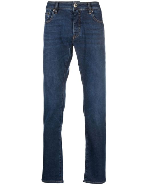 Moorer mid-rise straight-leg jeans