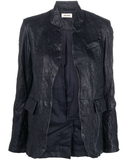Zadig & Voltaire Verys Cuir Fróisse leather jacket