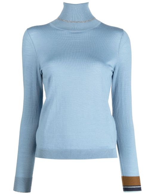 PS Paul Smith roll-neck long-sleeve knitted top