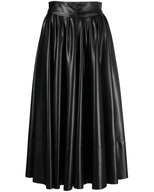 Philosophy di Lorenzo Serafini coated-finish flared skirt