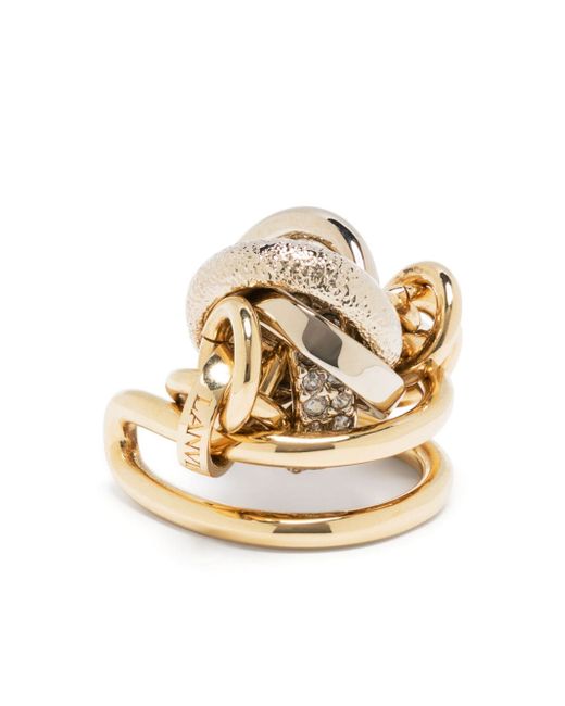 Lanvin Partition knot ring