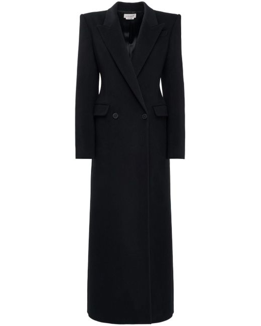 Alexander McQueen double-breasted cashmere coat