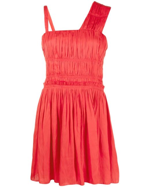 Zadig & Voltaire Roselie satin pleated dress