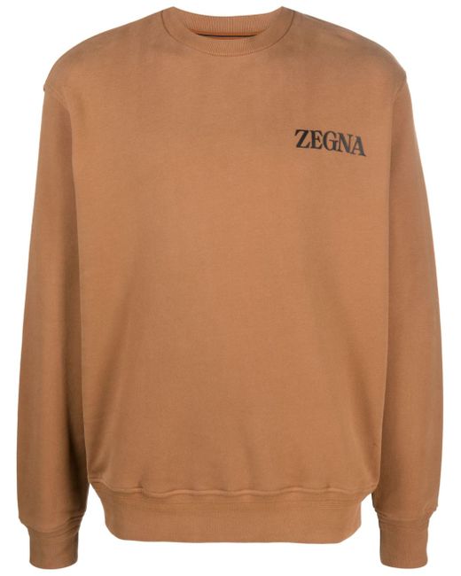 Z Zegna logo-embossed sweatshirt