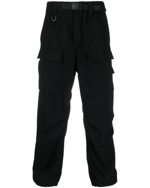 Y-3 cropped cargo trousers