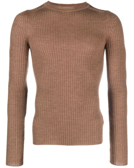 There Was One ribbed-knit wool jumper