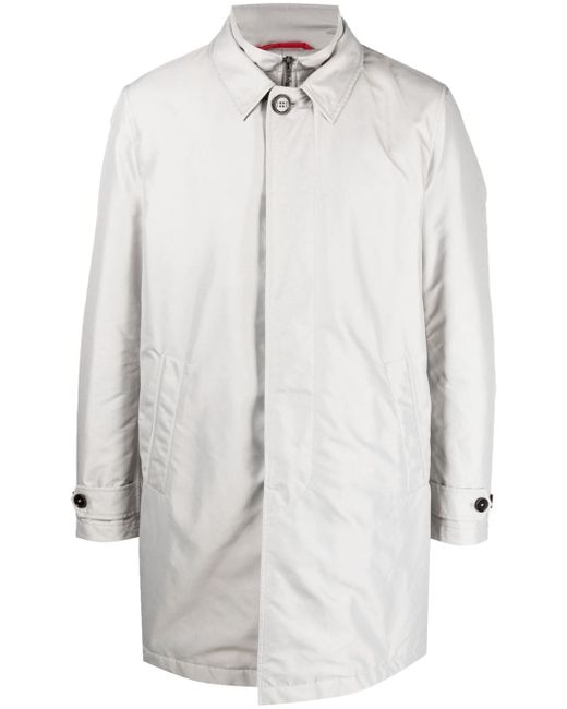 Fay double-layer camp-collar coat