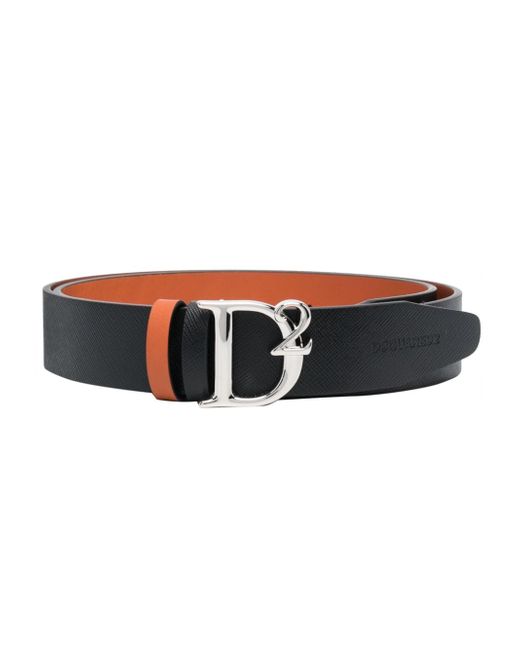 Dsquared2 D2 Statement-buckle leather belt