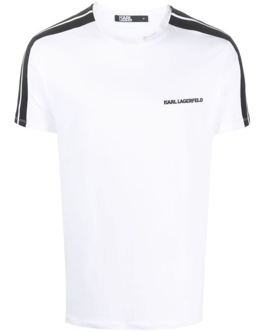 Karl Lagerfeld organic-cotton blend jersey T-shirt