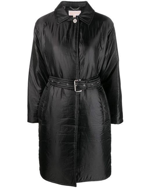 Michael Michael Kors classic-collar padded mid coat